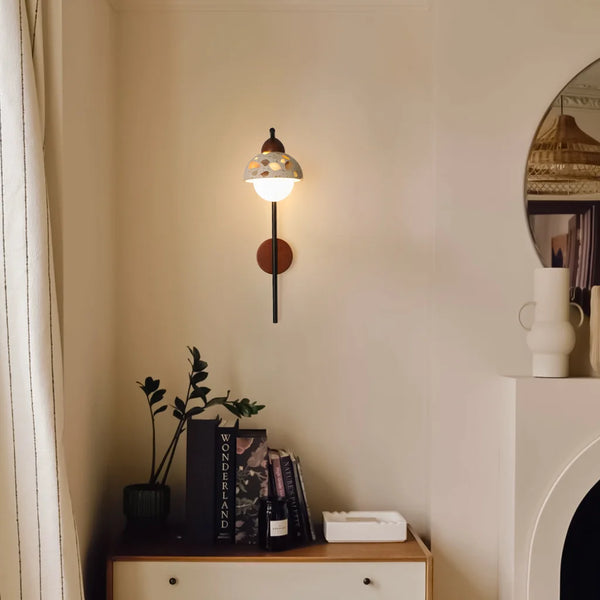 Aphrodite Japanese Minimalist Stone Wall Light