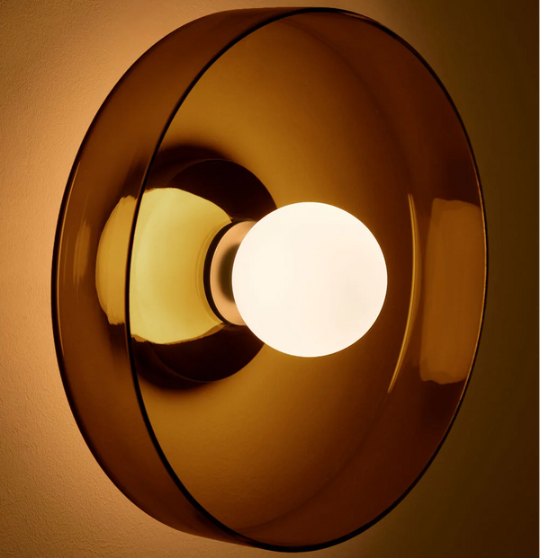 Eve Minimalist Spherical Glass Wall Sconce