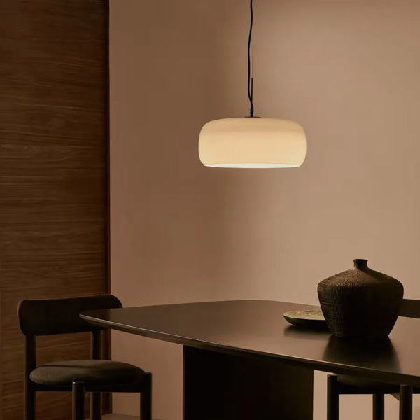 Klara Modern Round Glass Pendant Light
