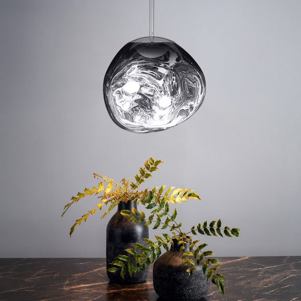 Amalia Irregular Globe Melt Pendant Light